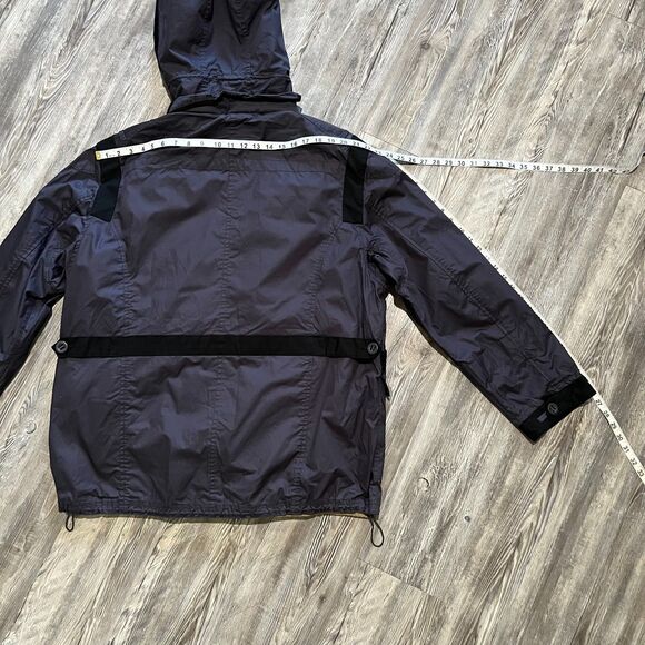 French Connection Dark Slate Hooded Parka Jacket XL - Picture 5 of 9